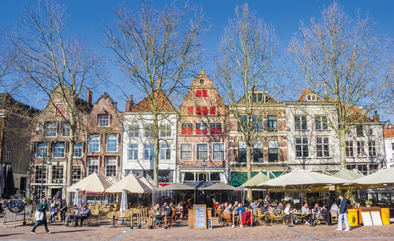 Platz im Stadtzentrum von Deventer